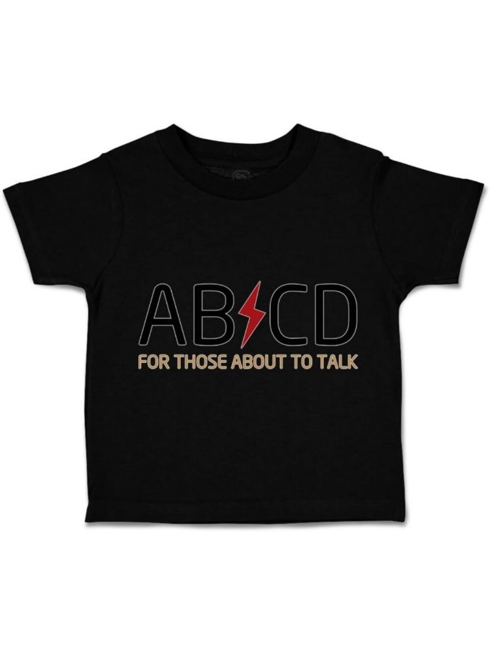 Cool Toddler Rock & Roll T-Shirt - Funny ABCD Graphic Tee for Kids